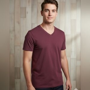 ATM Anthony Thomas Melillo V-Neck T-Shirt Large NWT 100\% Cotton |